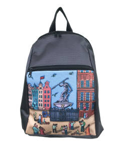 "Fall in love with my city" - small backpack
